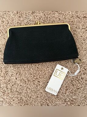 Urban Expressions Black Vegan Clutch Wallet